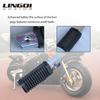 LINGQI RACING Алюминиевый сплав Черные Левые Правые Резиновые Задние Подножки Педали Для 47cc 49cc Мини Мото Карманный Байк