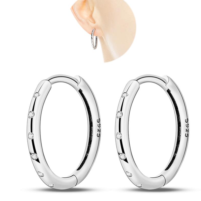 Серьги-гвоздики из натурального серебра S925 с перьями любви, оригинальные подвески-кольца для женщин и девочек, серьги-гвоздики, ювелирные изделия, подарки