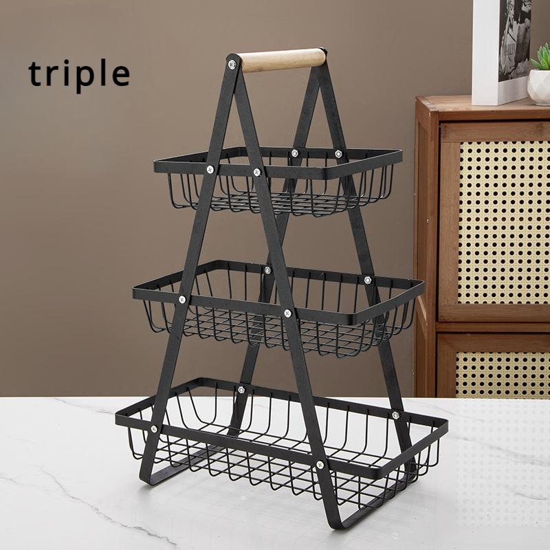 Полка, креативная многослойная тонкая сетка, корзина с фруктами, домашняя гостиная, стеллажи для хранения сухих фруктовых закусок