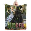 Aesthetic Wicked For Good Flannel Blanket Soft Winter Bedding Throw for Kids Couch Bed Sofa Cover Aesthetic Bedspread