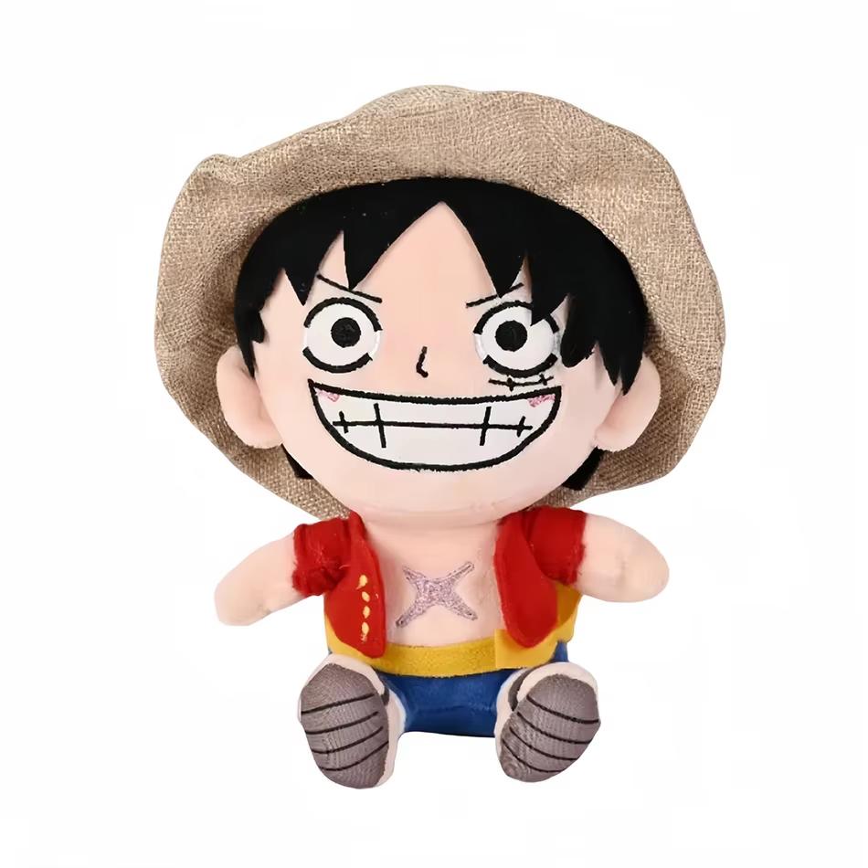 Японское Аниме 25 см One Piece Оригинальные Плюшевые Игрушки Мультяшная Фигурка Луффи Чоппер Эйс Ророноа Зоро Милая Мягкая Кукла Рождественские Подарки