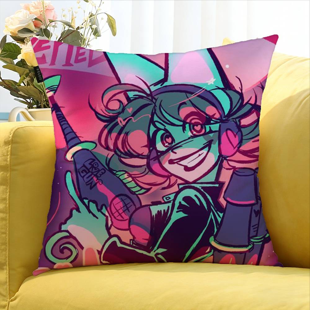 Buttercup Strawberry Psycho Cuties Various Sizes Square Pillow Case For Car Home Bedchamber Decor