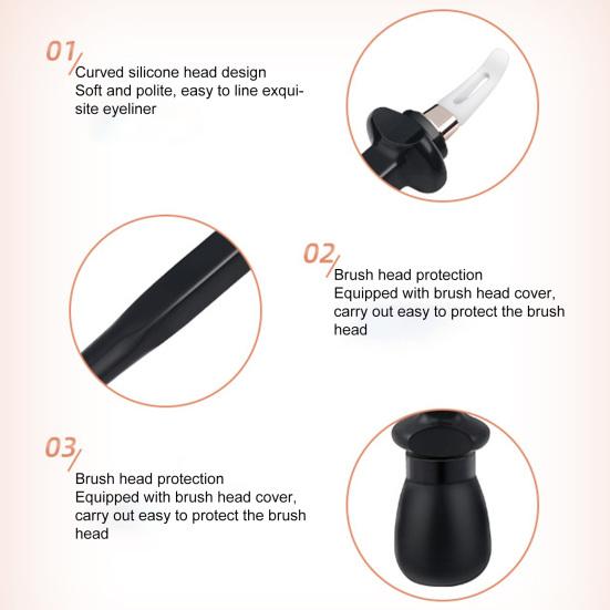 Практичная направляющая для подводки глаз, простая в использовании, противоскользящая.