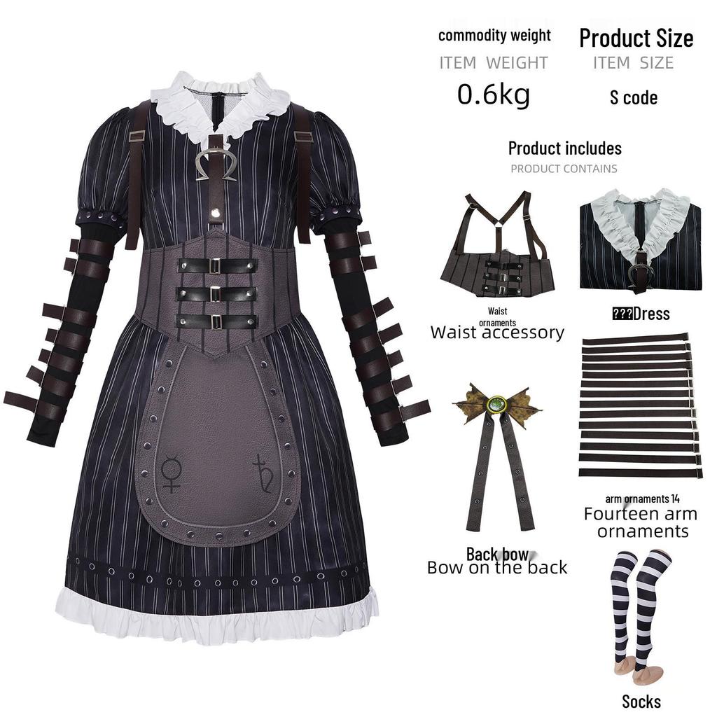 Алиса: Костюм Косплея Королевской Горничной из Madness Returns - Костюм Лолиты на Хэллоуин