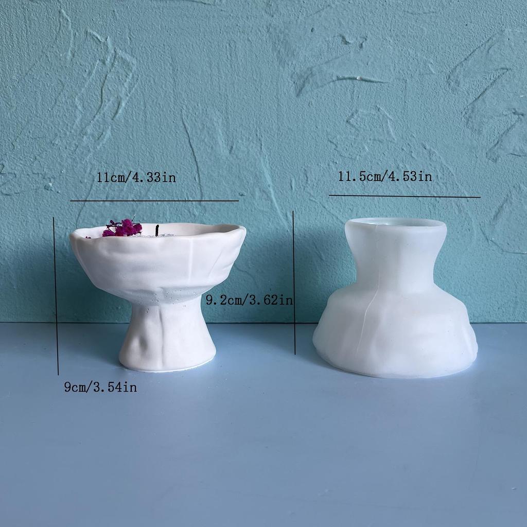 Tall Cup Silicone Mould Candle Cup Candle Jar Plaster Mould Resin Drip Moulds