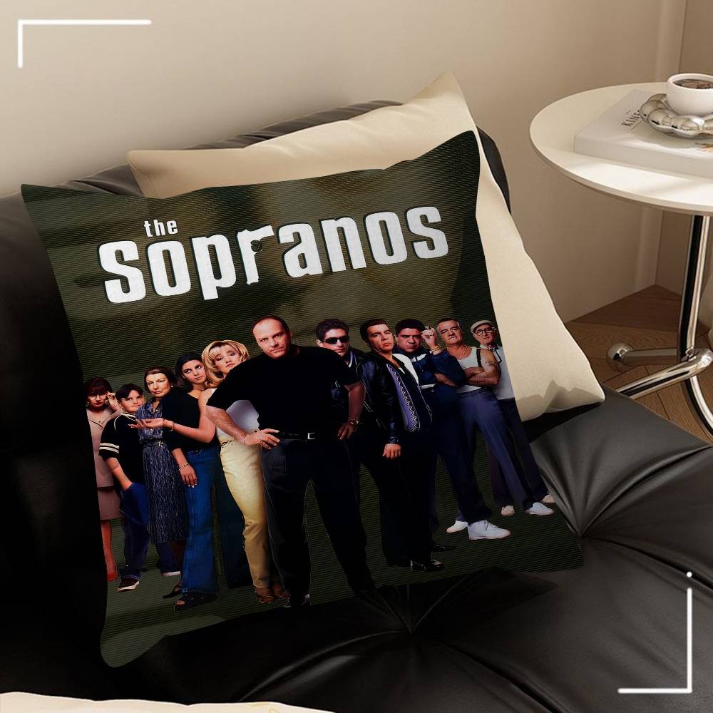 Classic Movie TV Series The Sopranos Pillow Gift Home Office Decoration Bedroom Sofa Car Cushion Cover Case 45x45