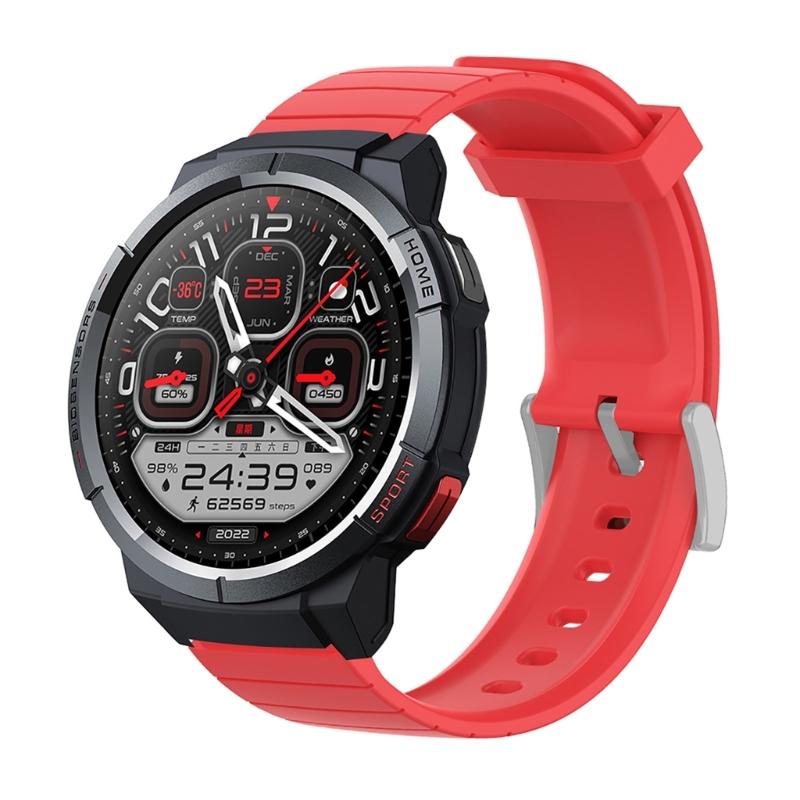 Мягкий силиконовый ремешок, подходящий для Mibro GS Sport Watch, петля-браслет для запястья, сменный, водонепроницаемый, устойчивый к поту, устойчивый к царапинам