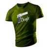 Adult Desert Eagle Game 2D Printing T-Shirt Men's Fitness Sports Quick Dry Short Sleeve Multicolor Oversized Outdoor