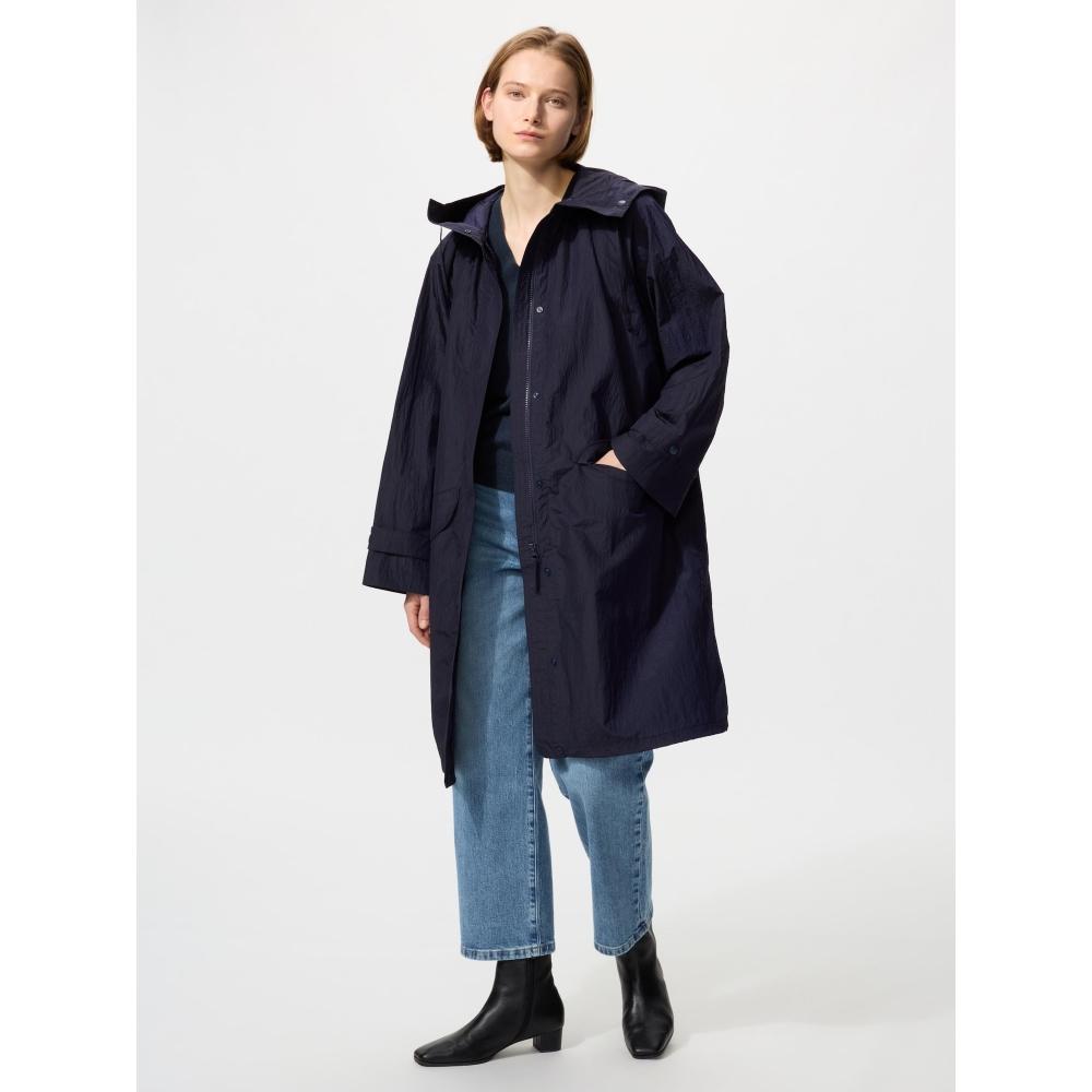 Uniqlo Японский утилитарный объемный длинный пальто
