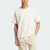Adidas T Shirts Unisex White Crew Neck Moderate Straight Fit IS7493