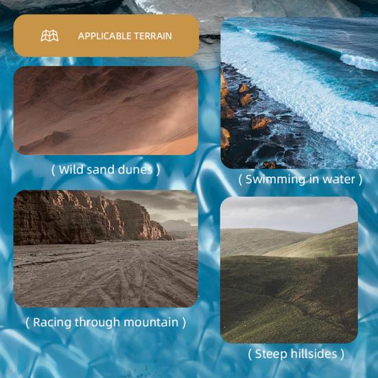 Амфибийный танк с дистанционным управлением 2,4 ГГц, водонепроницаемый вездеходный автомобиль-трюк на радиоуправлении, электрический гусеничный