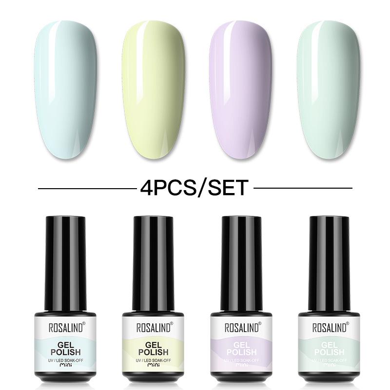 4 шт./10 шт./лот, гель-лак для ногтей, яркий блестящий УФ-гель, набор лаков для ногтей, полуперманентный гибридный лак для ногтей, художественный гель
