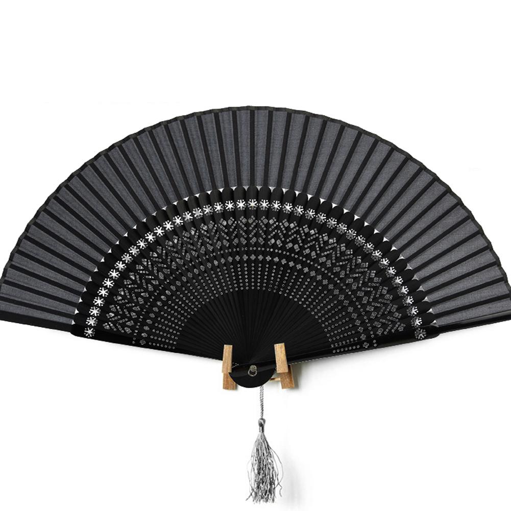 Шелковый веер из кости Китайский сто складной веер Бамбуковый веер из кости Китайский ручной веер