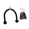 Biceps Triceps Tension Rope Twisted Pull Down Non Slip Fitness Practical with Carabiner