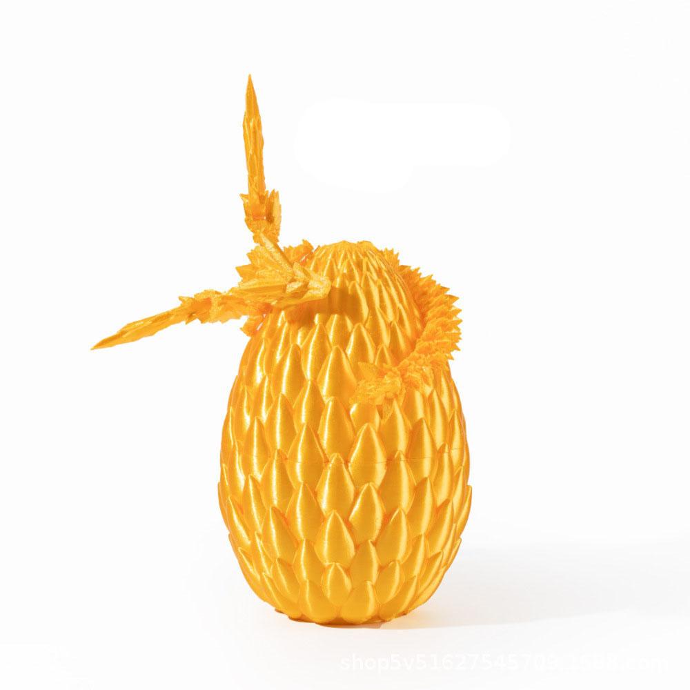 1set 3D Printed Dragon Egg Set Home Decoration Children's Toys Fish Tank Decoration Decorative Crafts for Home