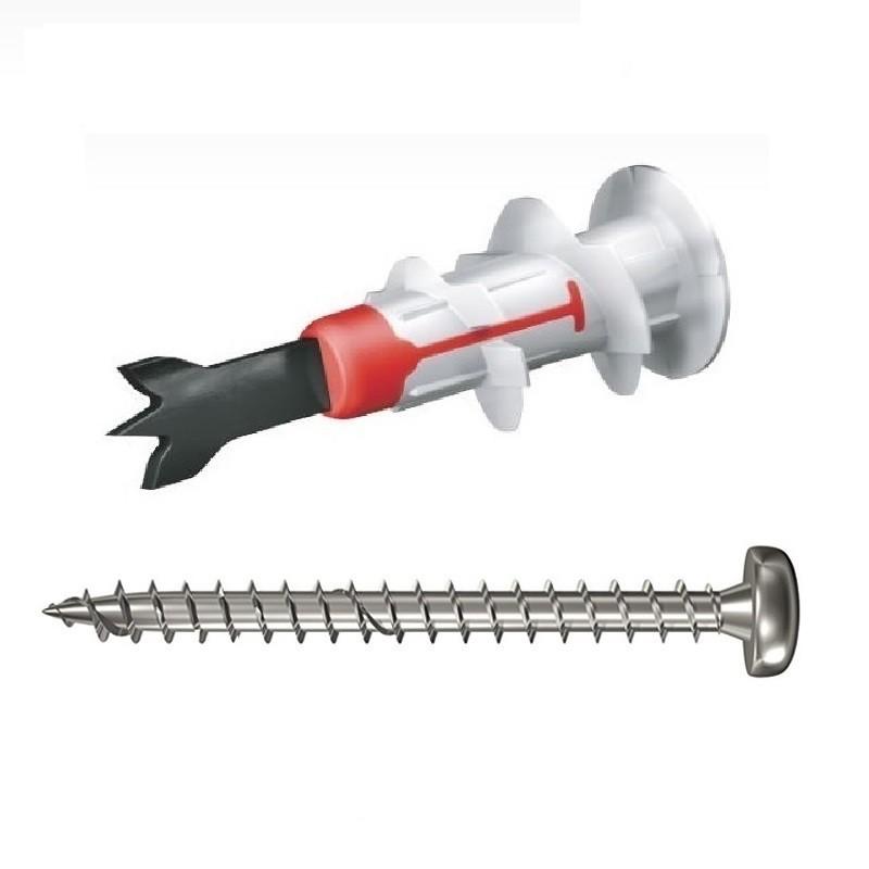 FISCHER - TACO FISCHER DUOBLADE CON TORNILLO. 25 unidades