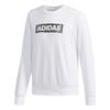Adidas Warm Sports Comfortable Casual Crew Neck Long Sleeve Sweatshirt Men Sweatshirt White DW4606
