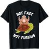 Funny Not Fast Not Furious Sloth Turtle Lazy Days Sleep T-Shirt