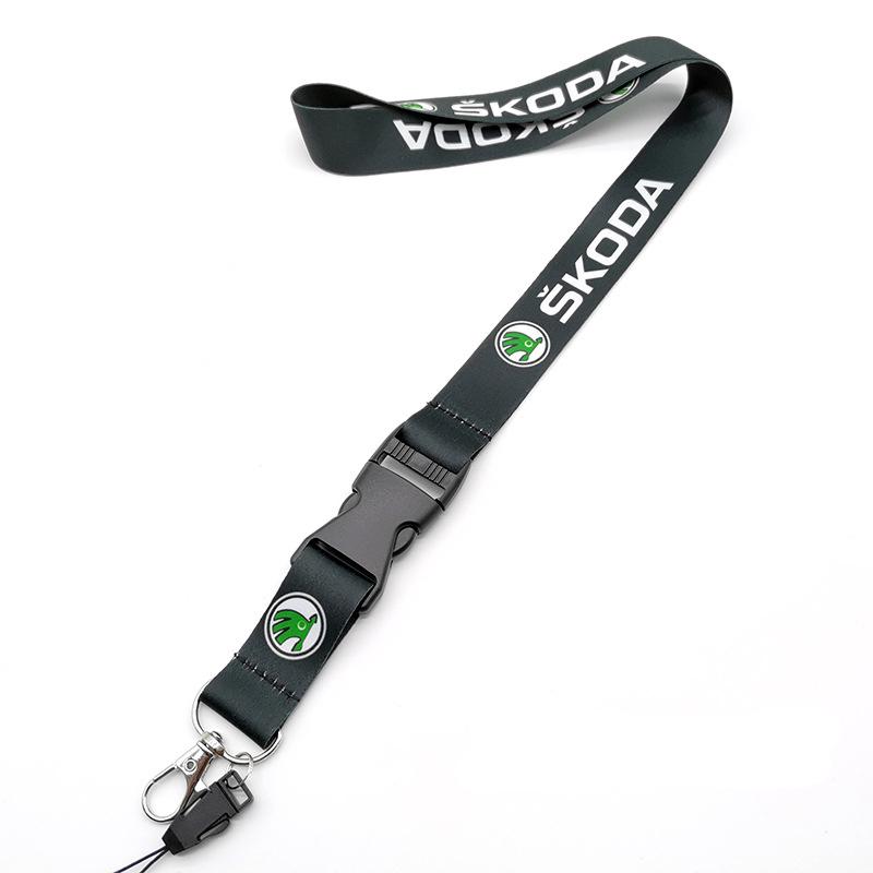 JKFB8 Car KeyChain Phone Lanyard Rope Decoration for Skoda Yeti Superb Kamiq Karoq Kodiak Fabia Tour Kodiaq Octavia A7 RS VRS 2025