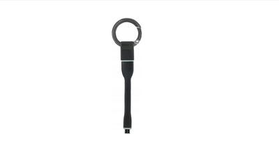 BIGBEN KEYRINGCABLEMICB - кабель с разъемом micro USB и брелоком для ключей 2,1А, черный, BigBen