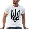 Трезубец (черный) Футболка Повседневная Свободный крой Короткий рукав Футболка