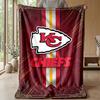 Kansas City Chiefs Flannel Fleece Blanket Cozy Warm Throw Blanket For Couch Bed Travel All Season Use