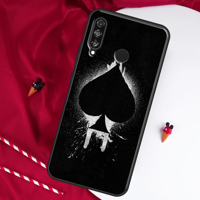 Таинственная игральная карта Покер для Huawei Nova 12i 11i 8i 12s 9 10 SE Y90 Y60 Y70 Y72 Y61 Y91 P20 P40 P30 Lite P60 Pro Чехол