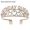 Bling Women Girl Princess Crown Birthday Headpiece Hair Hoop Birthday Queen Headband Party Tiara