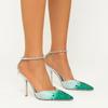 Fashion Women's High Heels Gradient Rhinestone Studded Diamond Fashion Suitable for Parties, Weddings, Bridesmaid Shoes, Dates, Fashion