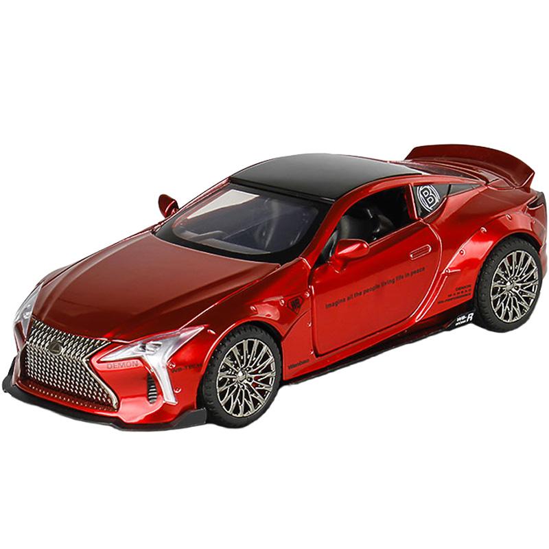 1:32 LEXUS LC500 Sports Vehicle Alloy Diecast Model Computer Desktop Ornaments Collections For Your Boyfriend On Valentine's Day