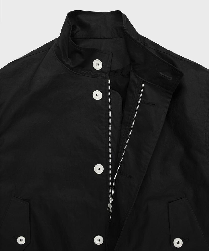 Density Coated Cotton Blouson_Black