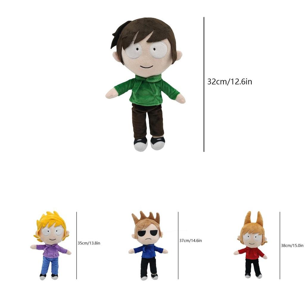 Эксклюзивная плюшевая мультяшная кукла Eddsworld, мягкая игрушка для стильного домашнего декора