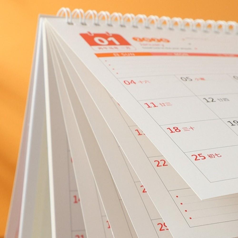 Chinese New Year Style 2026 Desk Calendar Month Date Display Monthly Planner Office Use