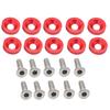 License Plate Bolt Nut Set for Car License Plate Spacer M6 Anti-Corrosion 10pcs Vehicle