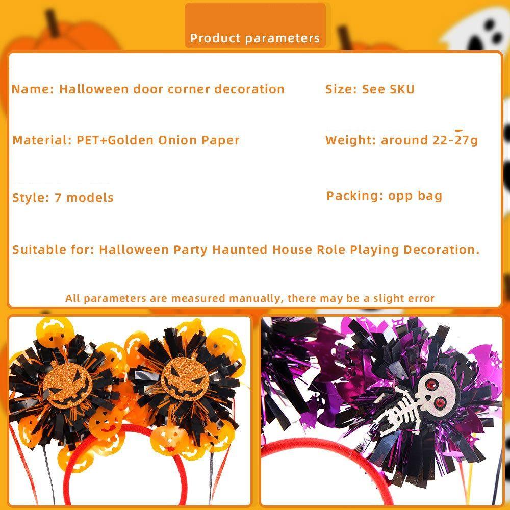 Pumpkin Halloween Hairbands Skull Bat Skeleton Headband Funny Halloween Hair Hoop Festival Party