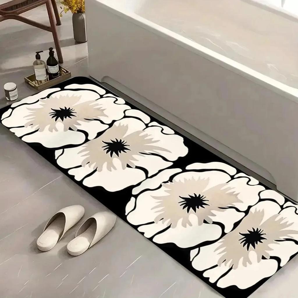1PC Rainbow Pattern Kitchen Rugs Non-Slip Home Door Mats Pop design Bathroom Rug Bath Mat Carpet for Home Sink Laundry Decor