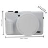 Lens Cap Camera Body Case Silicone Rubber Protective Cover Storage Bag for Canon G7XIII G7X3