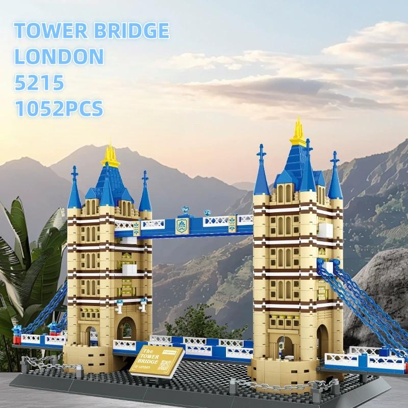 Non-Toxic World Famous Architecture The Tower Bridge Of London Building Blocks City Compatible Bricks Children Assemble 1052Pcs