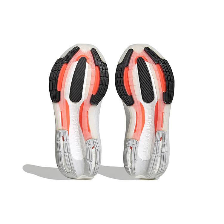 Новые женские Adidas Ultra Boost Light White Black Solar Red HQ6353