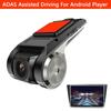 ADAS Car DVR For Android Player Navigation Full HD Car DVR USB Dash Cam Night Vision Driving Recorders Auto Audio Voice Alarm