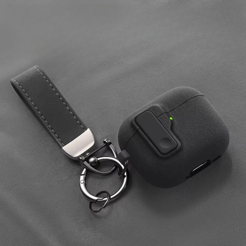 Для AirPods 5 4 3 1/ 2 Чехол с надежной фиксацией для AirPods Pro 2 Pro 3 Силиконовый с крючком для телефона Ударопрочный Защитный чехол для наушников
