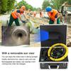 7in Monitor 1080P Dual Camera IP68 Waterproof with 30Meters Cable Underground Pipe Inspection System