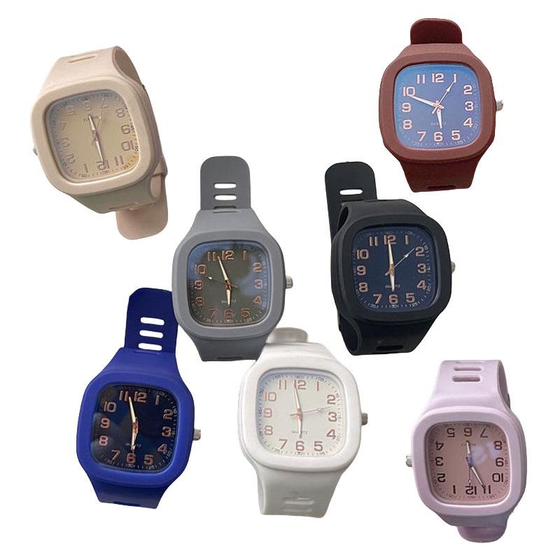 Квадратные Модные Часы Для Мужчин И Женщин Минималистичный Дизайн Водонепроницаемые Уникальные И Стильные