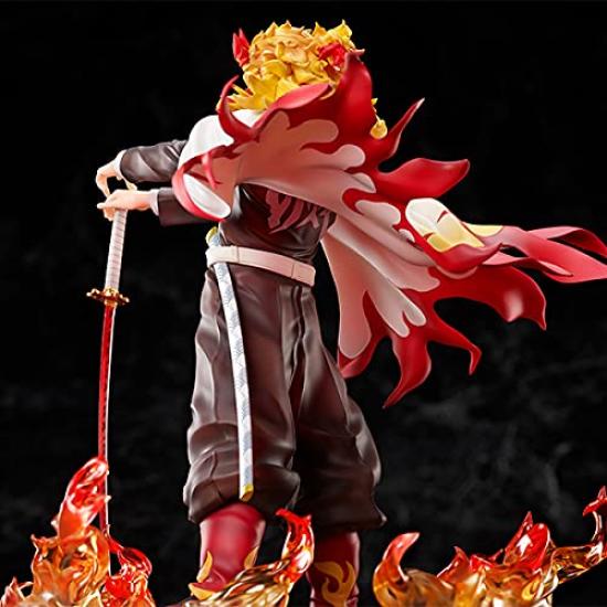 Jump Demon Slayer: Kimetsu No Yaiba the Movie: Mugen Train Rengoku Kyojuro 18 Scale Figure