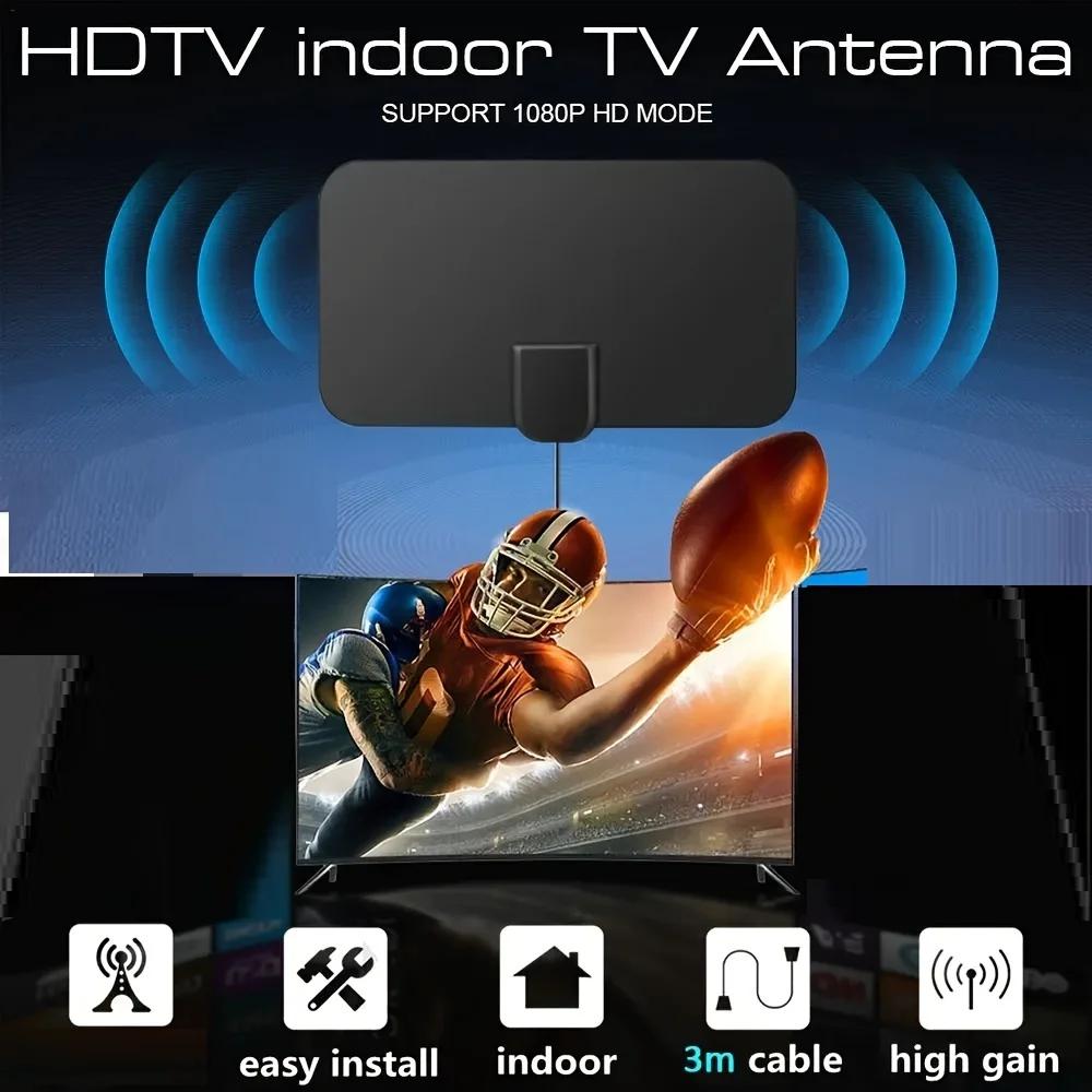 4K 1080p для Smart TV Антенна Smart TV Антенна цифрового телевидения 2025 Последняя портативная антенна HD Комнатная поддержка