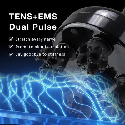 Электрический массажер для головы Массажер для кожи головы с вибрацией Красный свет Предотвращает выпадение волос Снимает стресс 3 уровня Водонепроницаемый Массаж головы