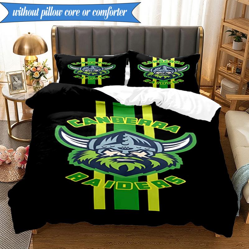 3PCS Canberra Camouflage Warrior Bedding Set 2D Printing (Includes 1 Duvet Cover + 2 Pillowcases Coreless), Bedroom decor,Fan gift