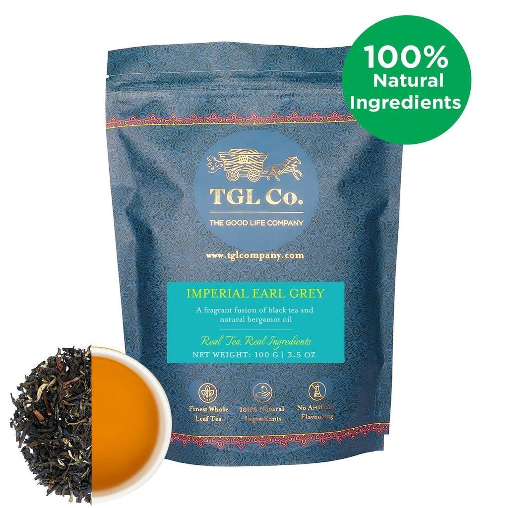 Черный чай Эрл Грей Империал (100 г), Imperial Earl Grey Black Tea,  TGL Co.