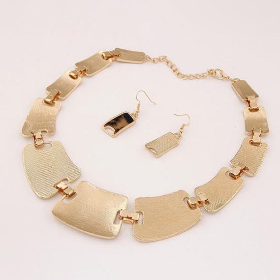 1 комплект, массивное ожерелье, роскошные декоративные однотонные красивые сексуальные леопардовые женские висячие серьги, комплект модных украшений