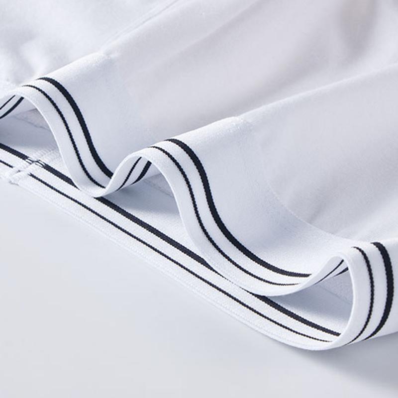 3 шт., белые хлопковые мужские боксеры, шорты, нижнее белье, трусики для мальчиков, мужские трусы, нижнее белье, большие размеры